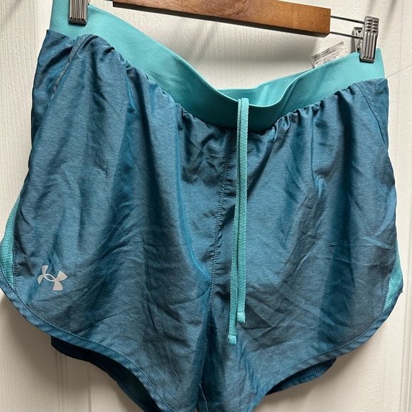 Under Armour Pants - Under Armour Blue Athletic woman Shorts size L/ NWOT